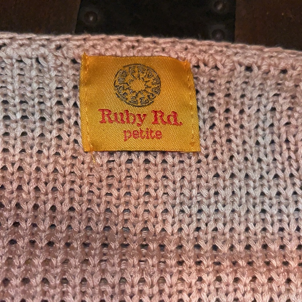 Ruby Rd pink cardigan - Picture 4 of 5